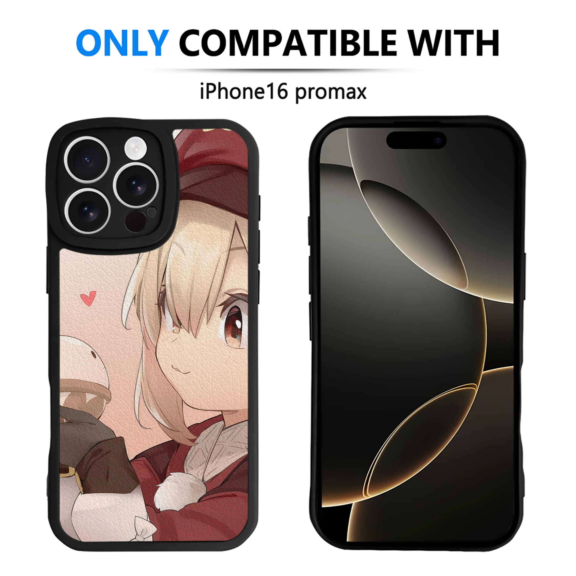 げんし神 genshin 【iPhone 16シリーズ対応】シリコンスマホケース（レザー調） 材質：シリコン